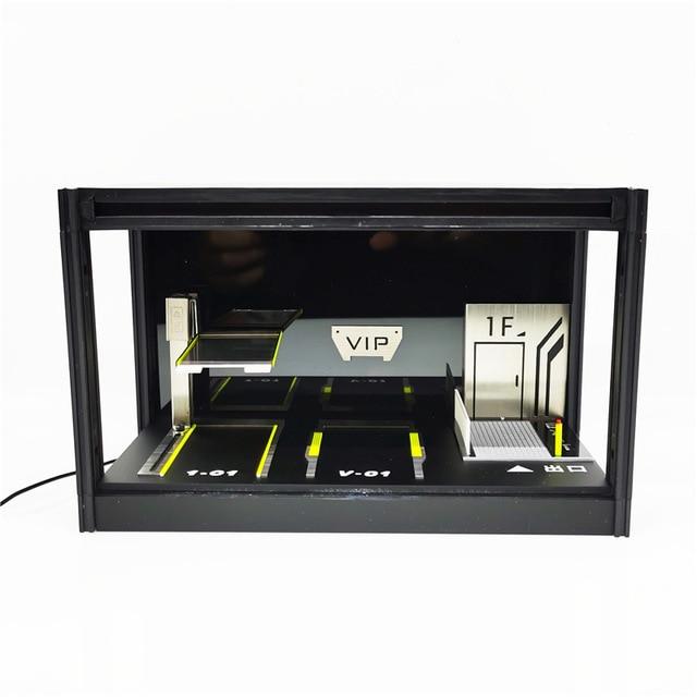 1:64 Scale Model Car Display Cabinet, Rally / Circuit / Carport, USB lighting - JDM Global Warehouse