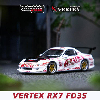 1:64 Vertex RX7 FD3S APEXi D1 model car - JDM Global Warehouse