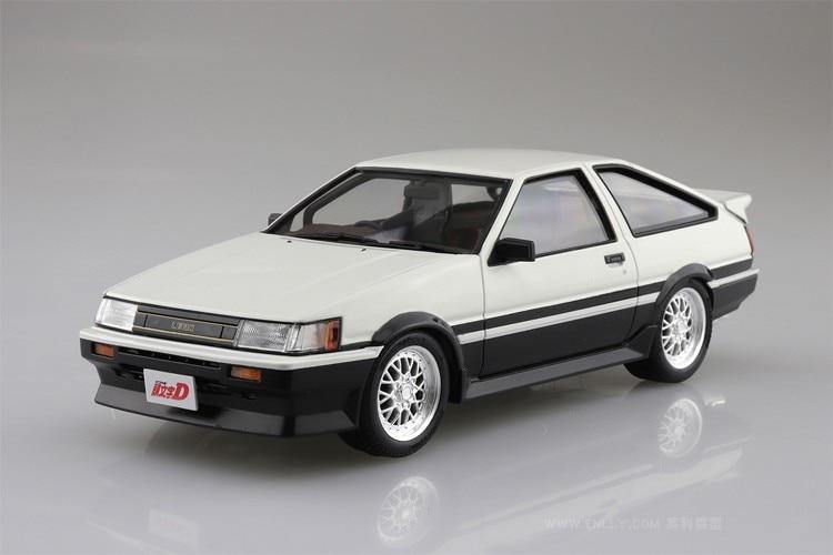 1/24 Initial D series R32 GTR, AE86 Levin, S13 Silvia, FD3S RX-7 Aoshima plastic model kit - JDM Global Warehouse