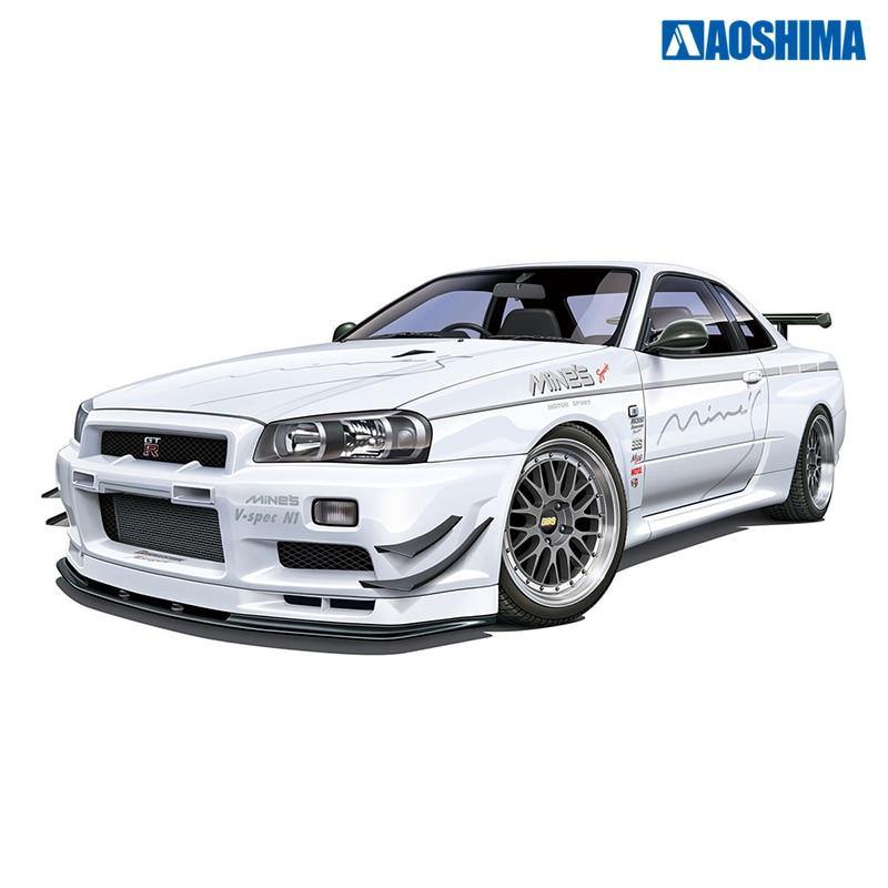 1/24 Mine's BNR34 Skyline GTR model kit - JDM Global Warehouse