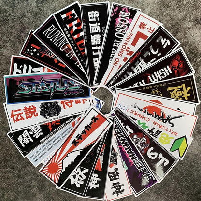 24/ 48 piece JDM Racing Anime Sticker Pack - JDM Global Warehouse