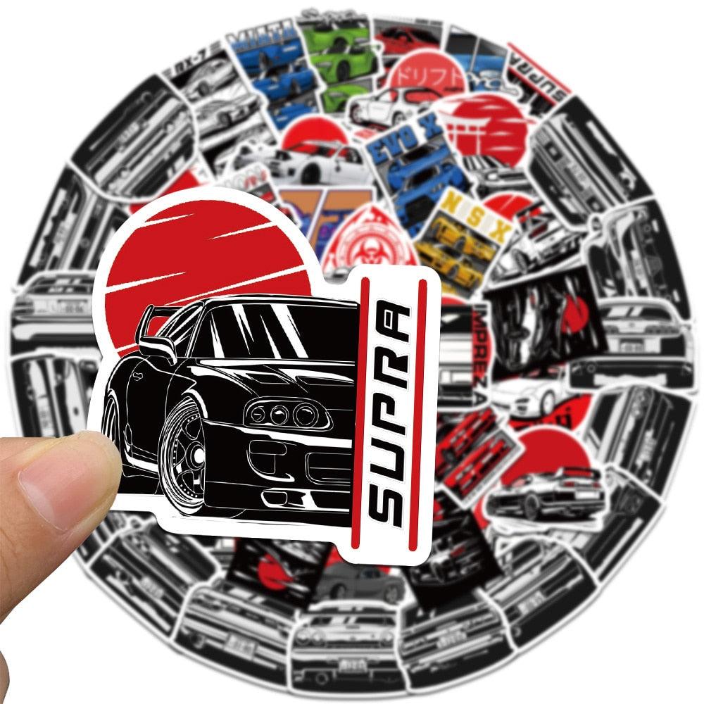 30 & 50 piece JDM Car Sticker Pack - JDM Global Warehouse