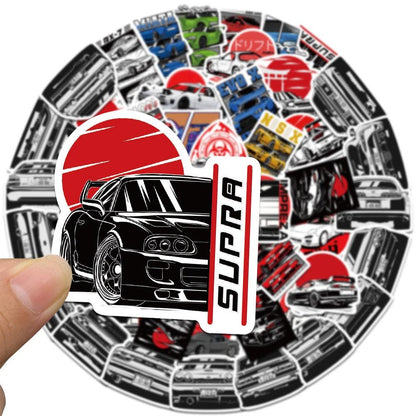 30 & 50 piece JDM Car Sticker Pack - JDM Global Warehouse