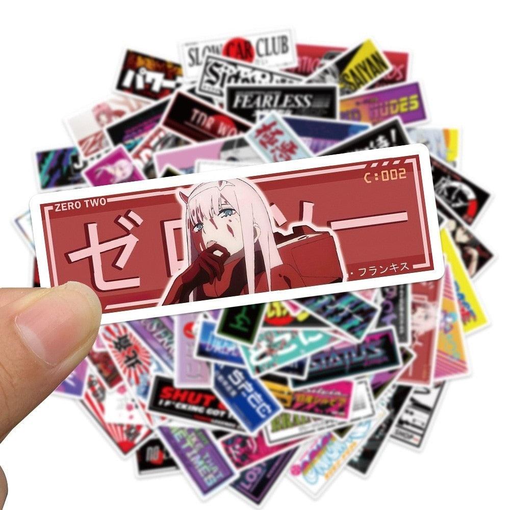 50 Piece JDM Decorative Sticker Pack - JDM Global Warehouse
