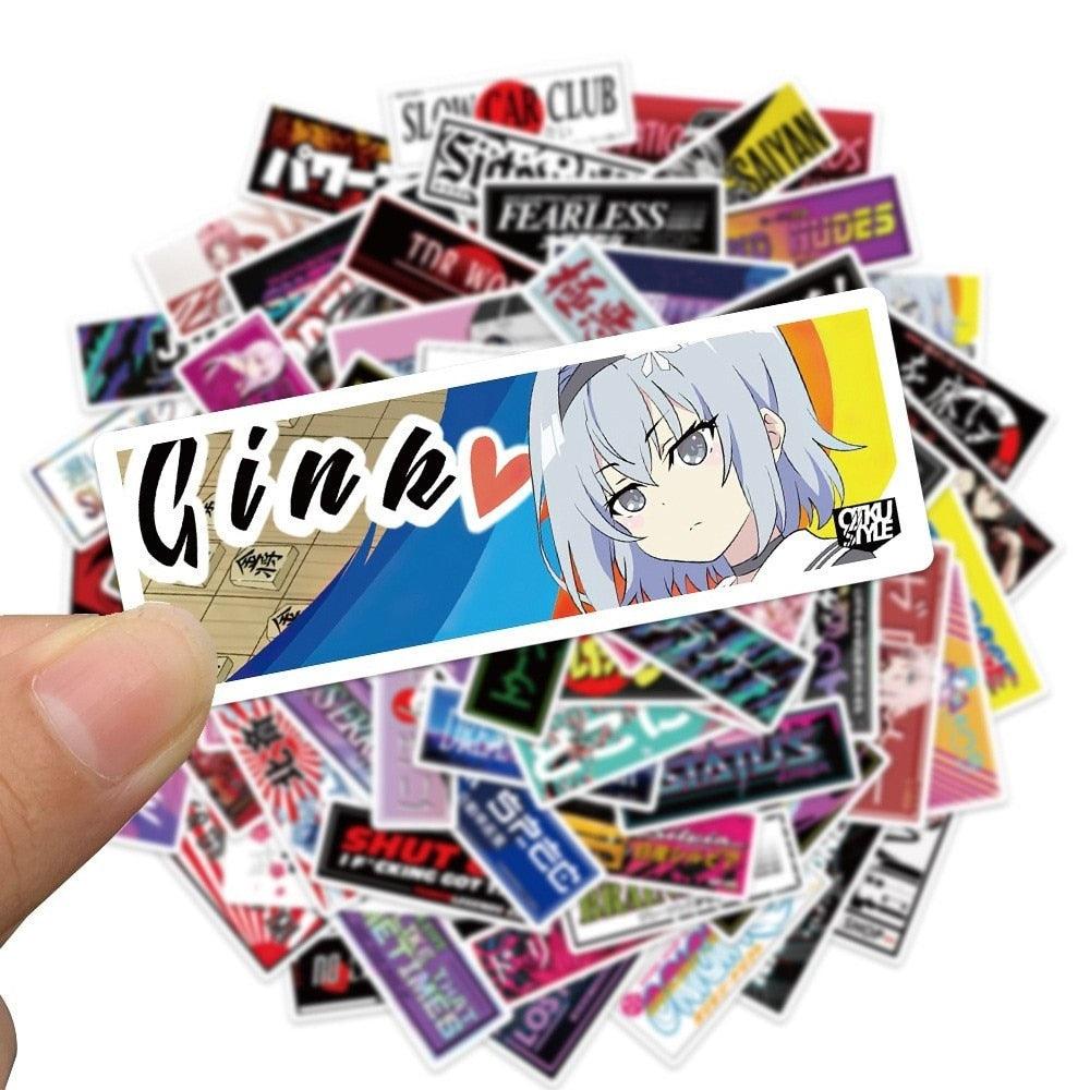 50 Piece JDM Decorative Sticker Pack - JDM Global Warehouse