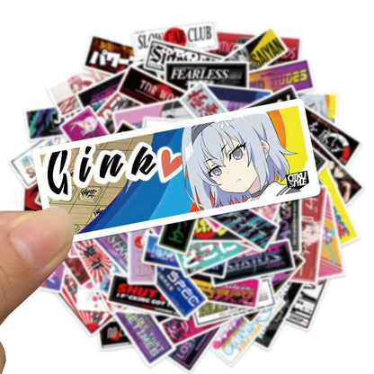 50 Piece JDM Decorative Sticker Pack - JDM Global Warehouse