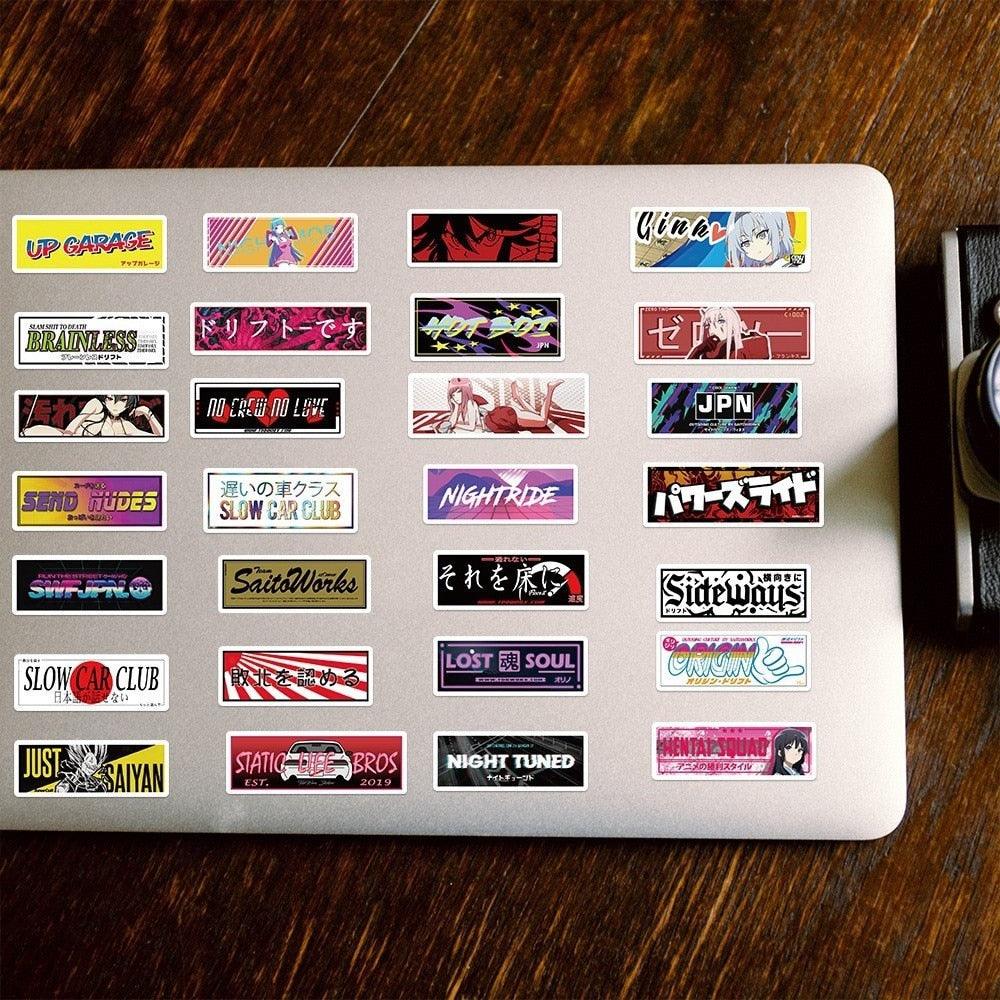 50 Piece JDM Decorative Sticker Pack - JDM Global Warehouse