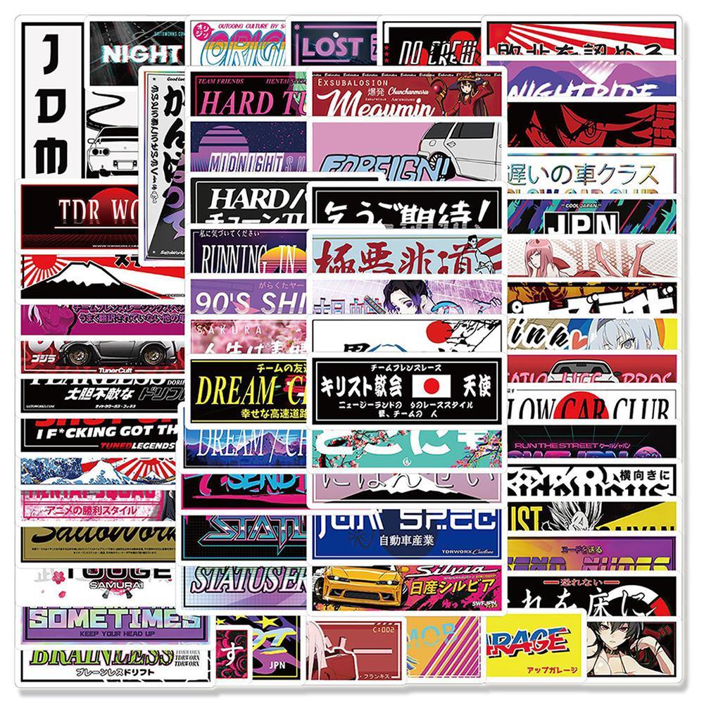 65 PCS JDM sticker pack - JDM Global Warehouse