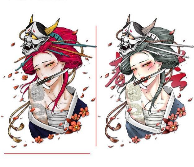 JDM Japanese Geisha Car Stickers - JDM Global Warehouse