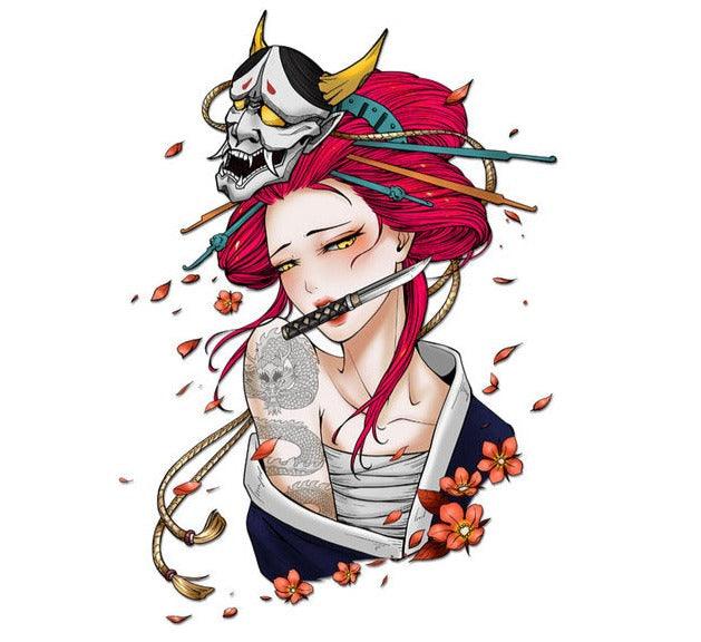 JDM Japanese Geisha Car Stickers - JDM Global Warehouse