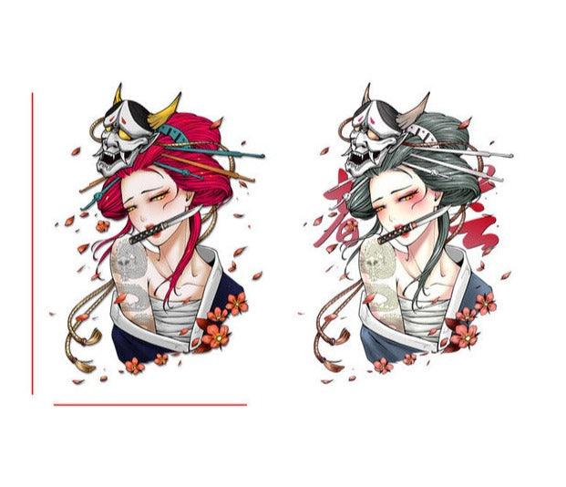 JDM Japanese Geisha Car Stickers - JDM Global Warehouse