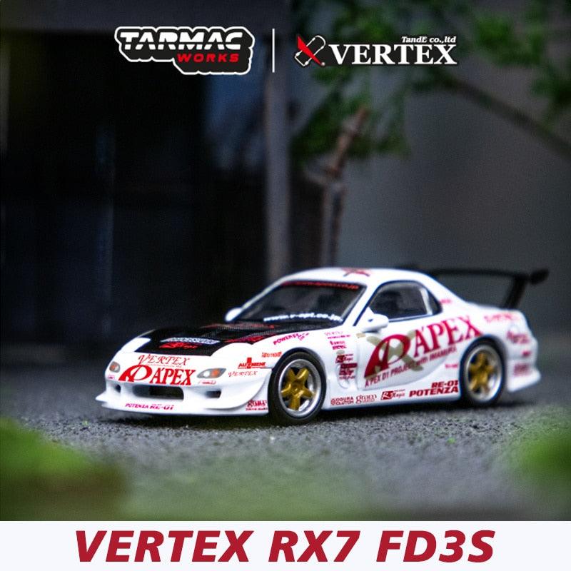 1:64 Vertex RX7 FD3S APEXi D1 model car