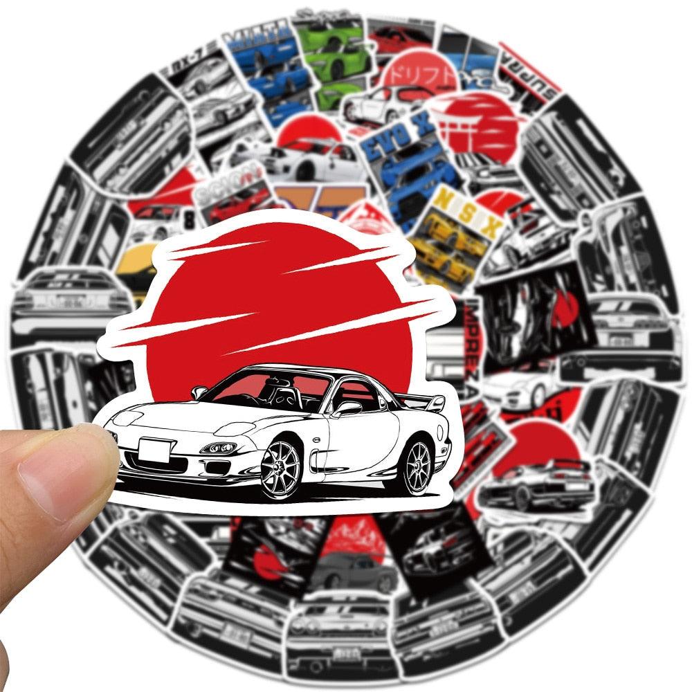 30 & 50 piece JDM Car Sticker Pack – JDM Global Warehouse