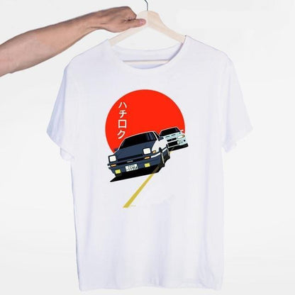 AE86 T-shirt - Four styles in classic white - JDM Global Warehouse