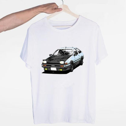 AE86 T-shirt - Four styles in classic white - JDM Global Warehouse