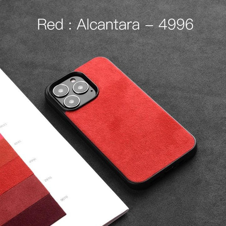 Alcantara Case for iPhone 13, 14 - JDM Global Warehouse