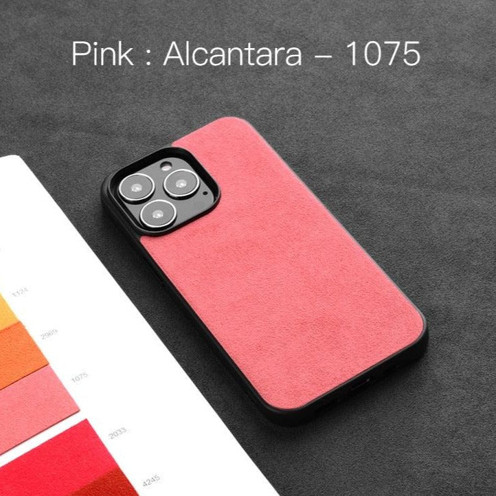 Alcantara Case for iPhone 13, 14 - JDM Global Warehouse