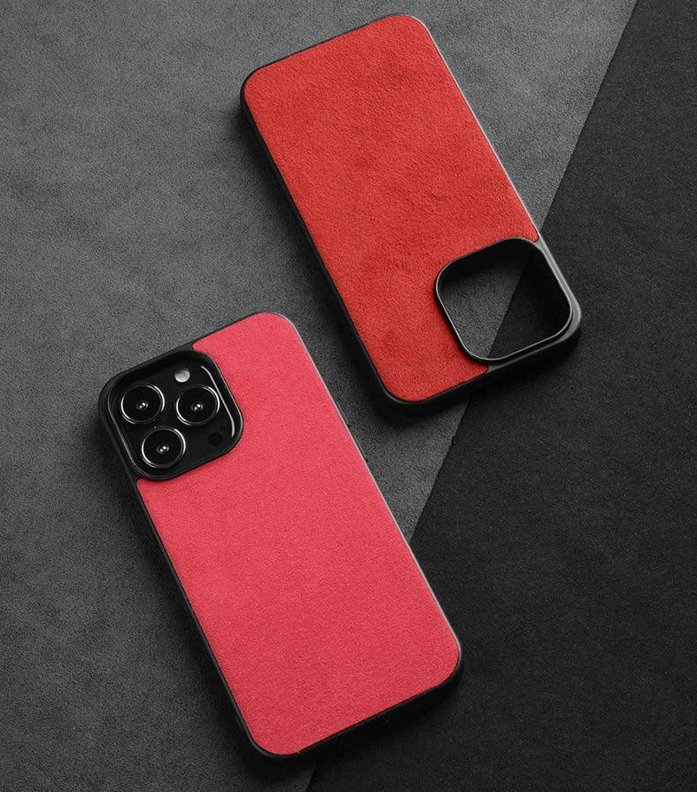 Alcantara Case for iPhone 13, 14 - JDM Global Warehouse