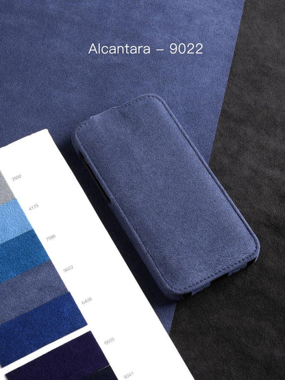 Alcantara flip cover case for iPhone 12 - JDM Global Warehouse