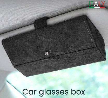 Alcantara glasses box - JDM Global Warehouse