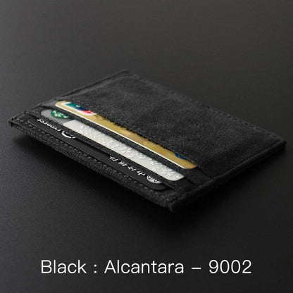 Alcantara slim card holder - JDM Global Warehouse