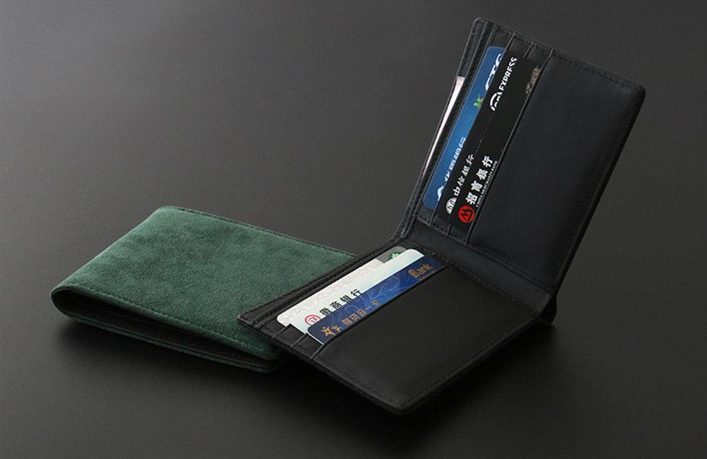 Alcantara suede luxury wallet - JDM Global Warehouse