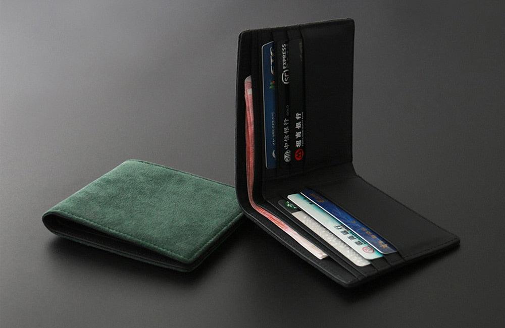 Alcantara suede luxury wallet - JDM Global Warehouse