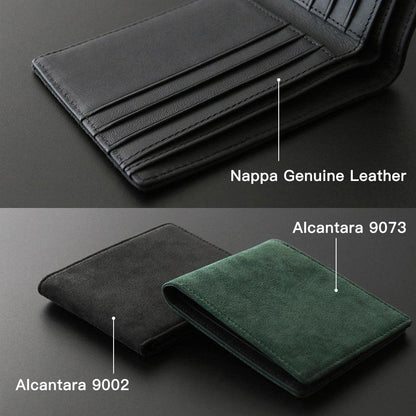 Alcantara suede luxury wallet - JDM Global Warehouse