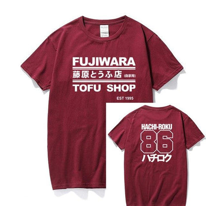 Fujiwara Tofu Shop AE86 T shirt - 12 colors! - JDM Global Warehouse