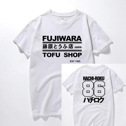 Fujiwara Tofu Shop AE86 T shirt - 12 colors! - JDM Global Warehouse