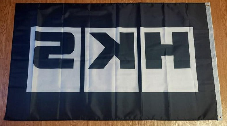 HKS black banner / flag 2ft*3ft (60*90cm) 3ft*5ft (90*150cm) - JDM Global Warehouse