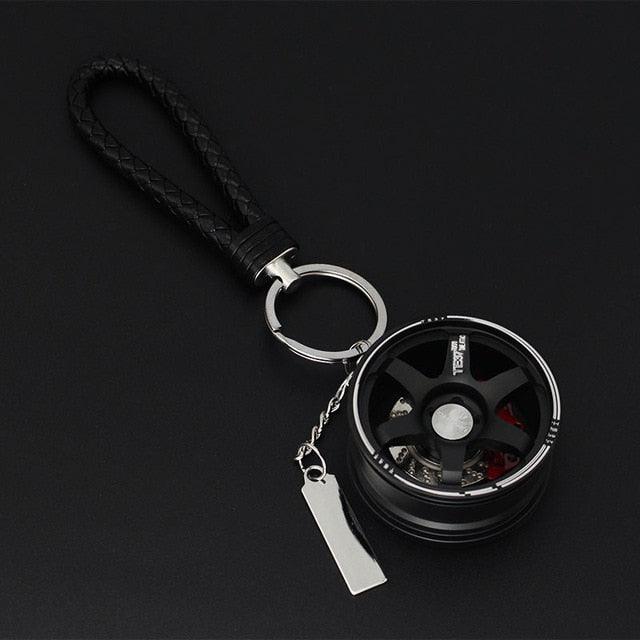 JDM Alloy Wheel and Brake Car Key Chain - JDM Global Warehouse