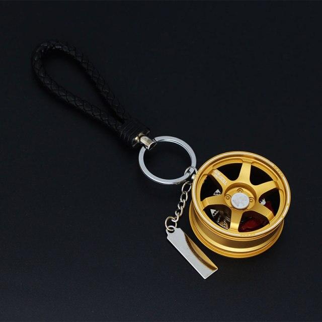 JDM Alloy Wheel and Brake Car Key Chain - JDM Global Warehouse