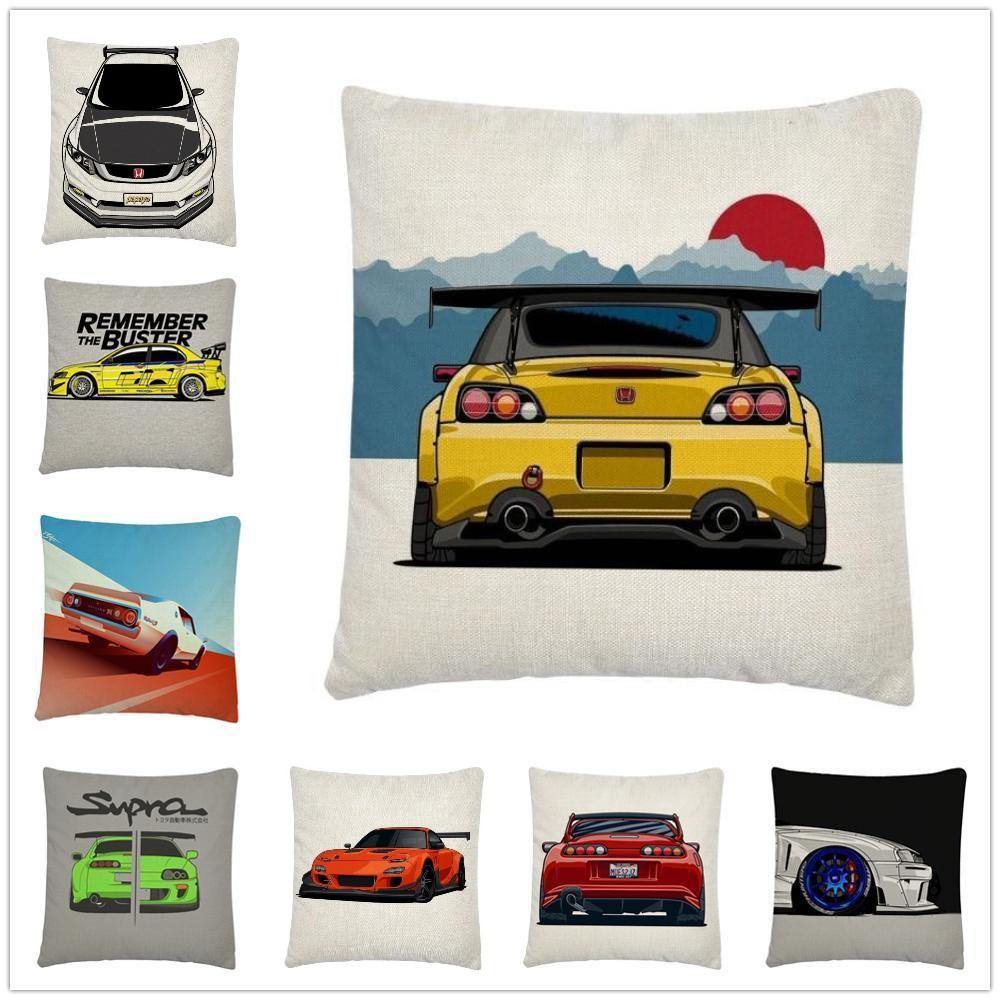 JDM car cushion covers - 45 x 45cm - JDM Global Warehouse