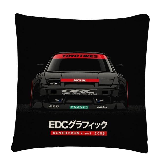 JDM car cushion covers - 45 x 45cm - JDM Global Warehouse