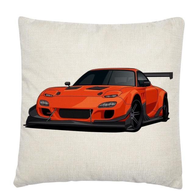 JDM car cushion covers - 45 x 45cm - JDM Global Warehouse