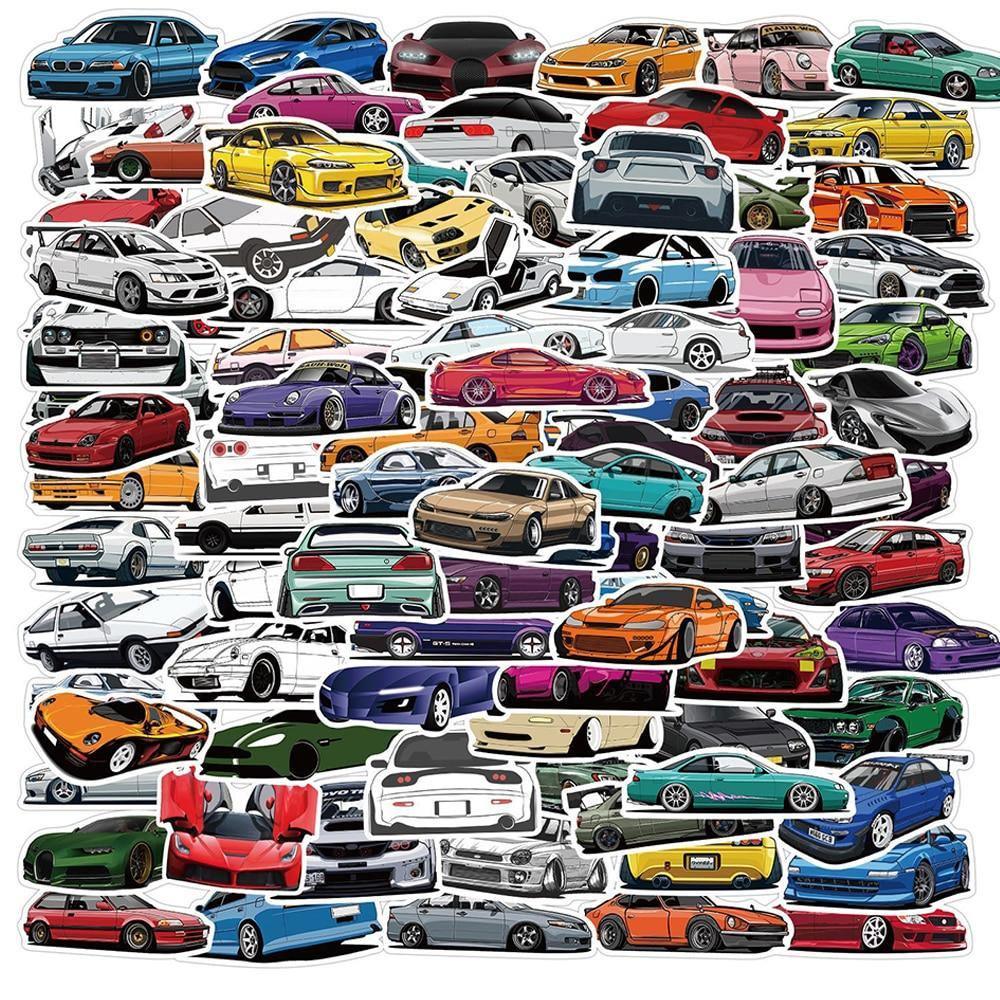 JDM Car sticker pack - 50 / 100 pieces – JDM Global Warehouse