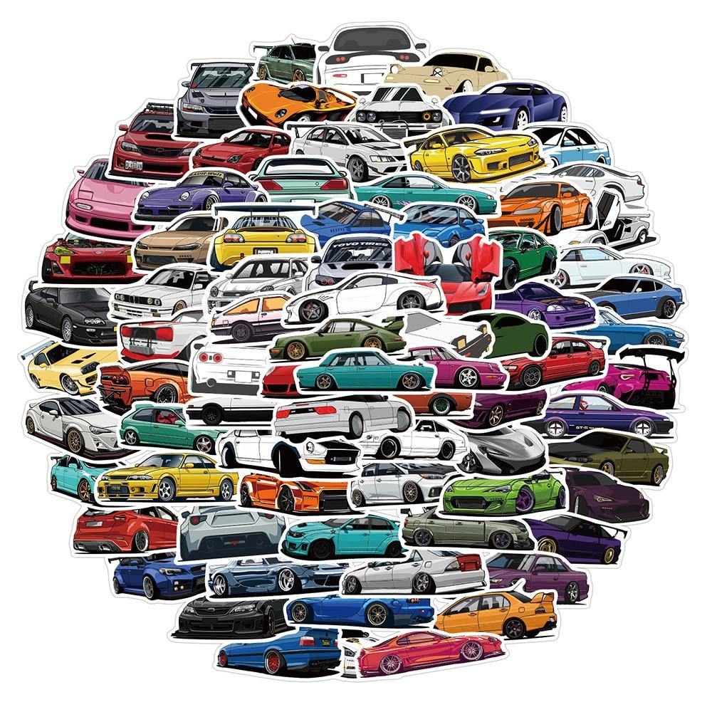 JDM Car sticker pack - 50 / 100 pieces - JDM Global Warehouse