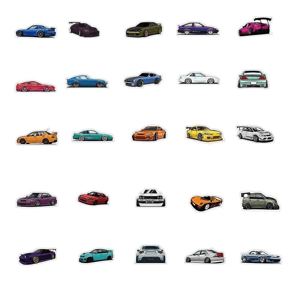 JDM Car sticker pack - 50 / 100 pieces – JDM Global Warehouse