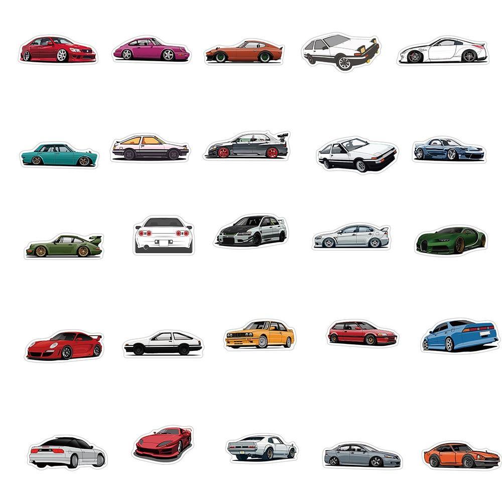 JDM Car sticker pack - 50 / 100 pieces - JDM Global Warehouse