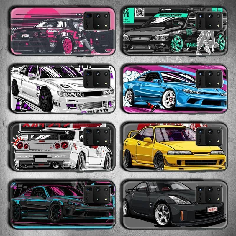 JDM color illustrated phone cases for Samsung Galaxy S20, S21, S30 - JDM Global Warehouse