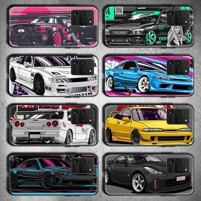 JDM color illustrated phone cases for Samsung Galaxy S9, S10 - JDM Global Warehouse