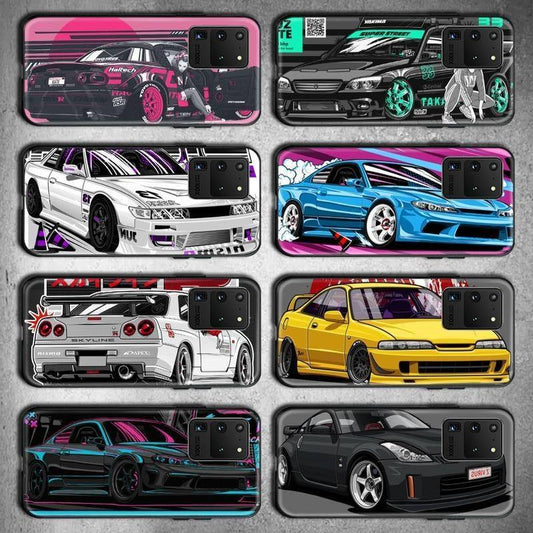 JDM color illustrated phone cases for Samsung Galaxy S9, S10 - JDM Global Warehouse