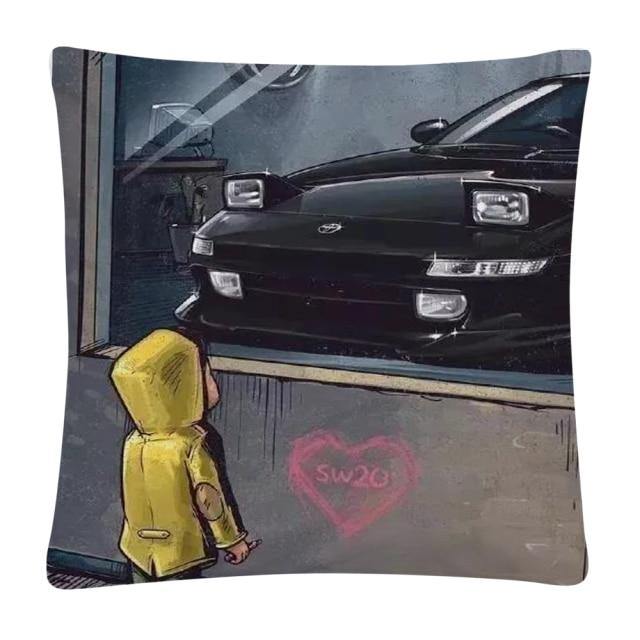 JDM Dream Car cushion cover 45X45cm - 12 styles! - JDM Global Warehouse