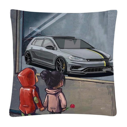 JDM Dream Car cushion cover 45X45cm - 12 styles! - JDM Global Warehouse