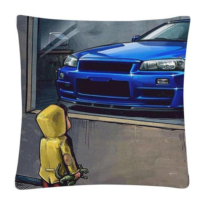 JDM Dream Car cushion cover 45X45cm - 12 styles! - JDM Global Warehouse