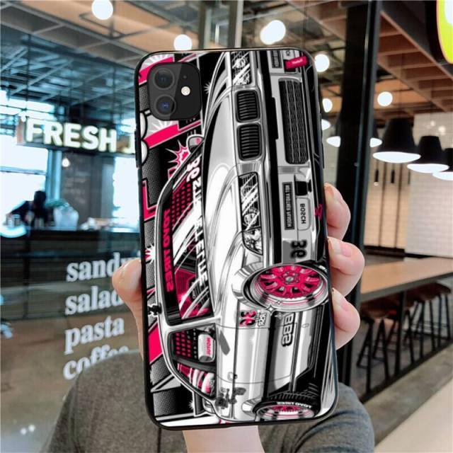 JDM illustrated cases for iPhone 7, 8, X, XR, XS, SE - 8 styles! - JDM Global Warehouse