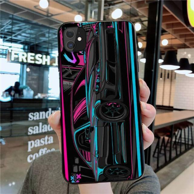 JDM illustrated cases for iPhone 7, 8, X, XR, XS, SE - 8 styles! - JDM Global Warehouse