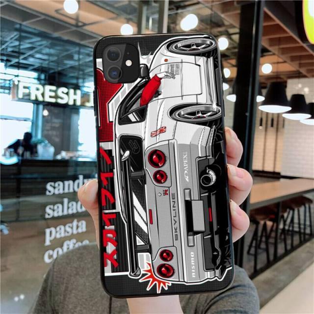 JDM illustrated cases for iPhone 7, 8, X, XR, XS, SE - 8 styles! - JDM Global Warehouse