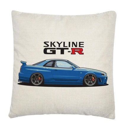 JDM Legends Linen Cushion Cover 45 x 45cm - 16 styles! - JDM Global Warehouse